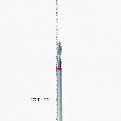 Deimantinis antgalis 277.514.021 „Alyvuogė“ 2,1 mm raudona (182)