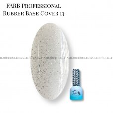 Farb Professional Rubber Base Cover Nr. 13 Kaučiukinė Kamufliuojanti Bazė 11ml